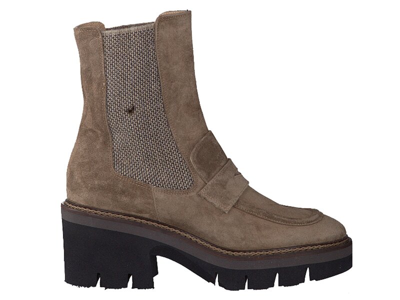 Luca Grossi Boots Met Hak Beige