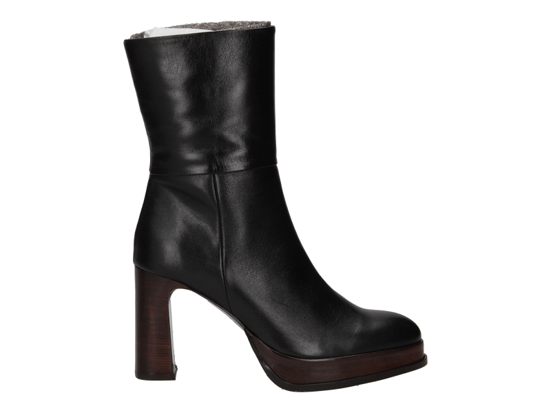 Zinda Boots Met Hak Zwart