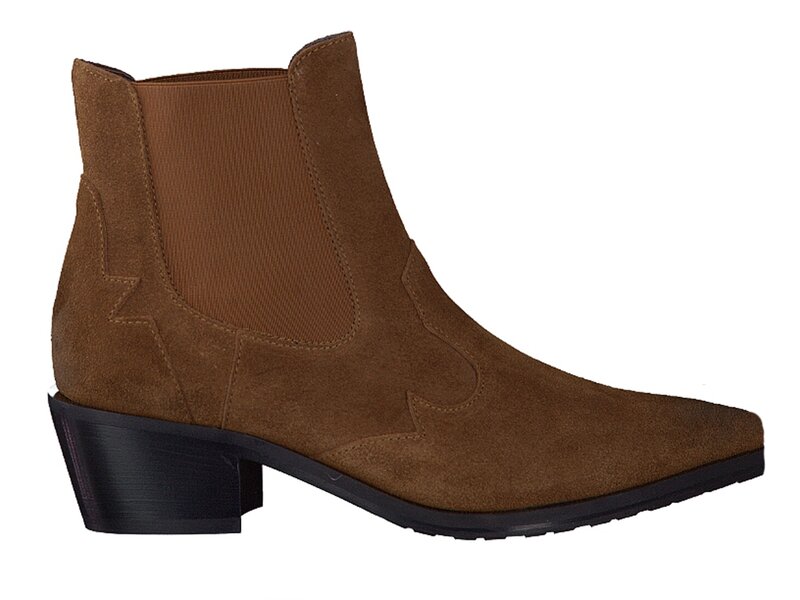 Verduyn Boots Met Hak Cognac