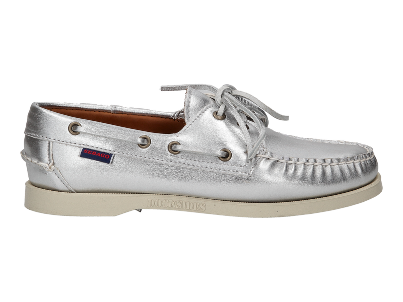 Sebago Chaussures Bateau Argent