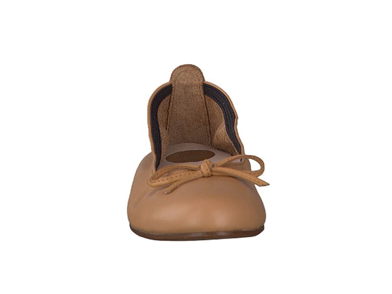 Beberlis Ballerinas Cognac