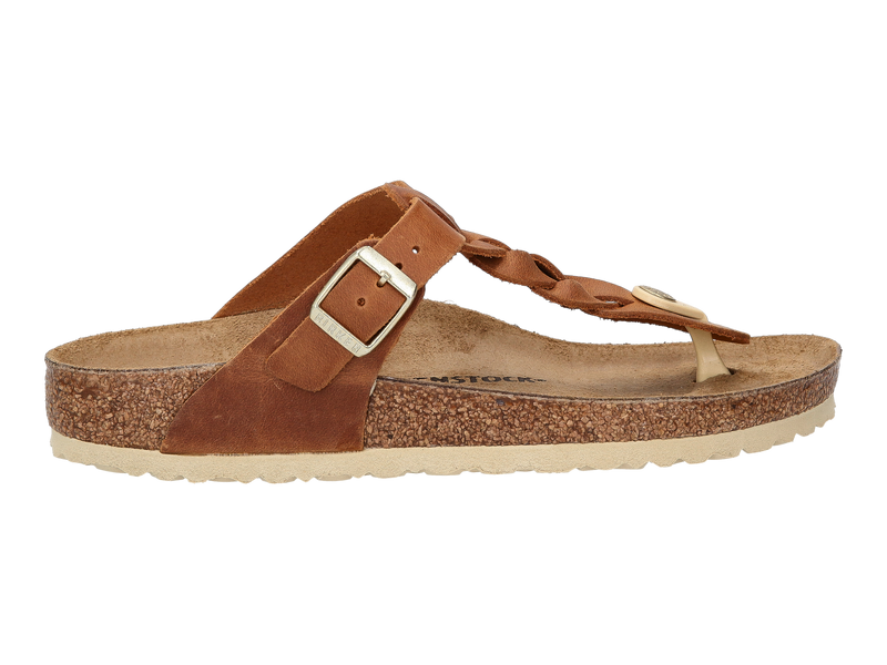 Birkenstock Tongs Cognac