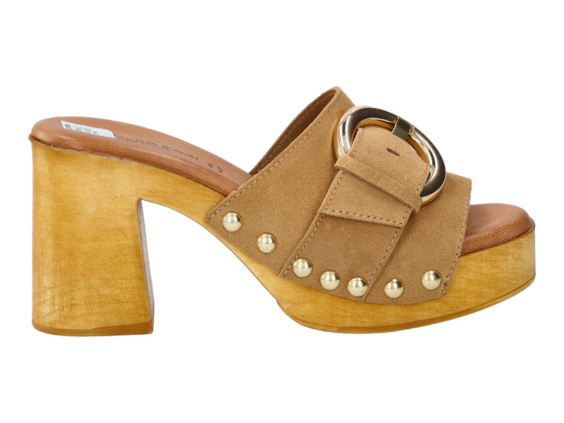 Sandy Shoes Muilen Cognac