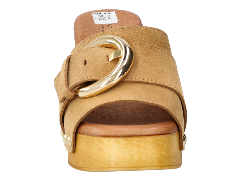 Sandy Shoes Muilen Cognac