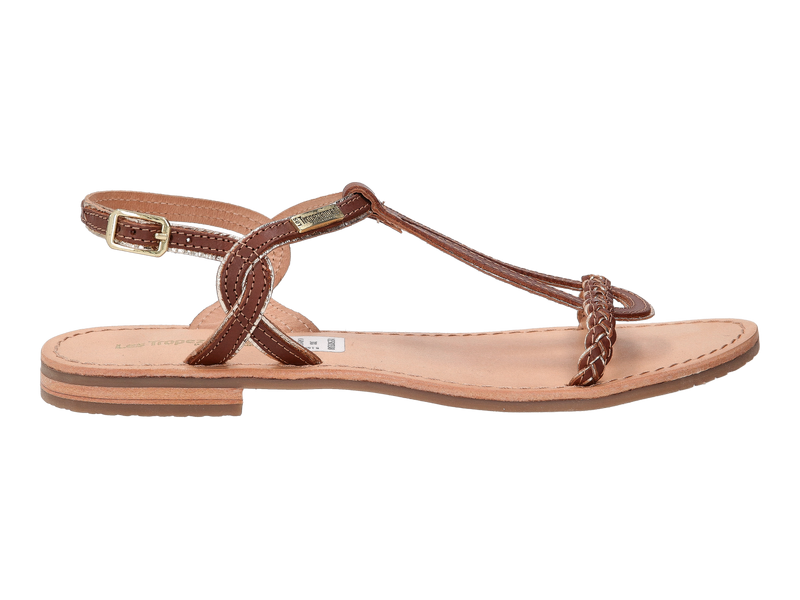 Les Tropeziennes Sandals Cognac
