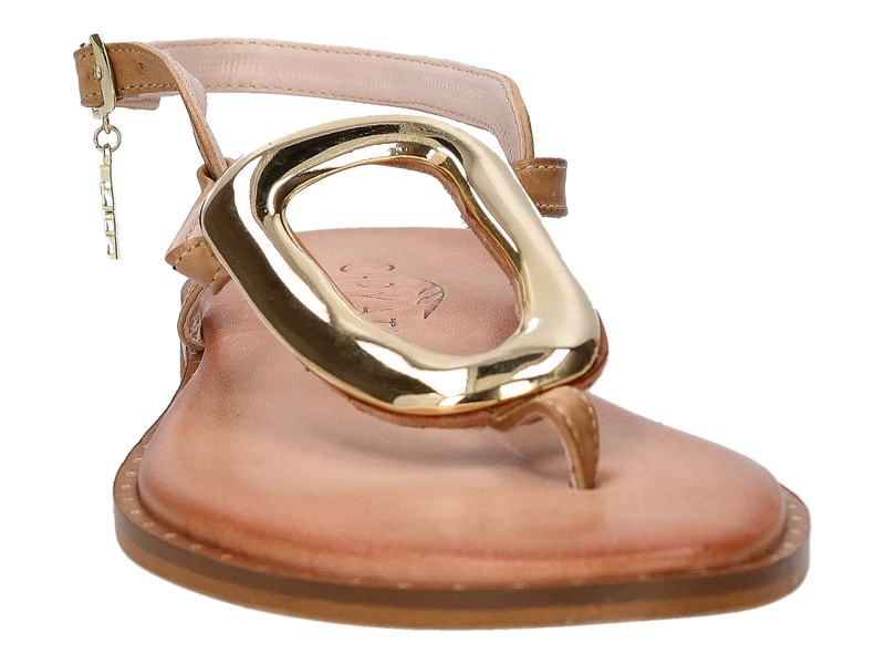 Caryatis Sandalen Cognac