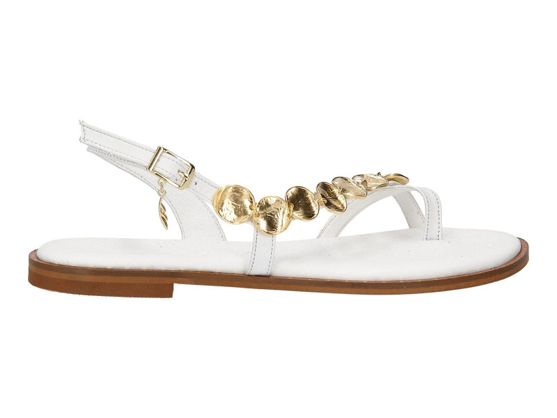 Caryatis Sandals White