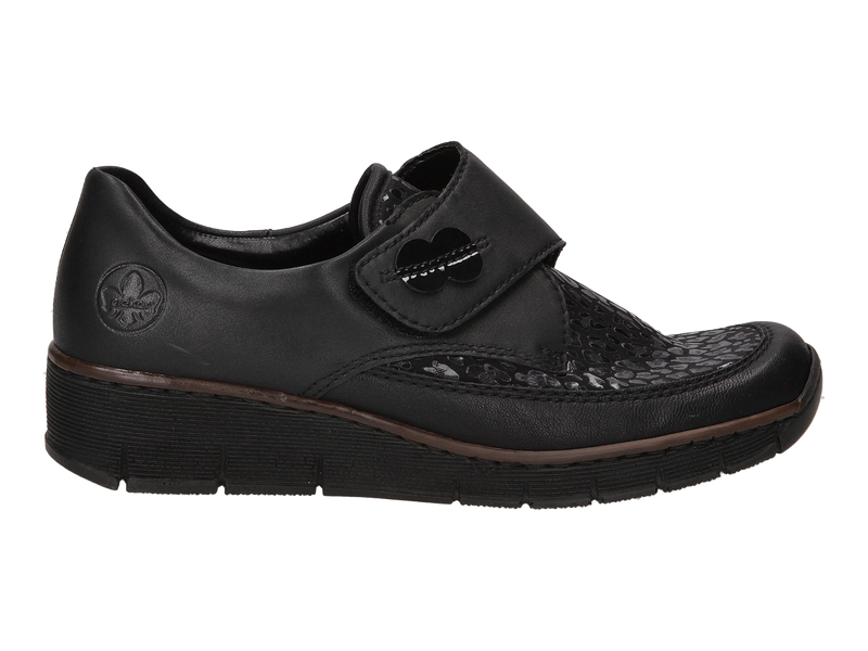 Rieker Velcro Shoes Black