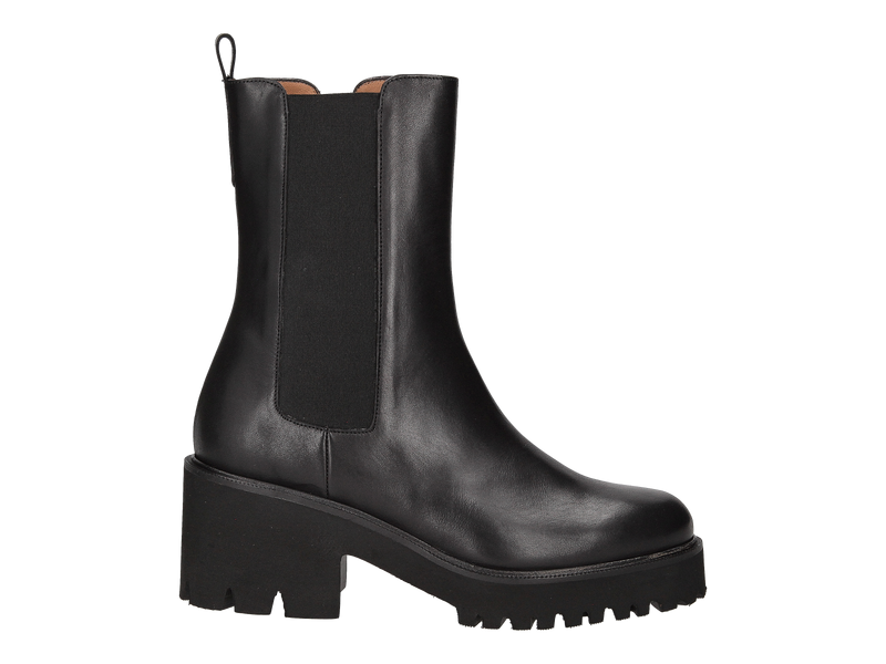 Cervone Boots Met Hak Zwart