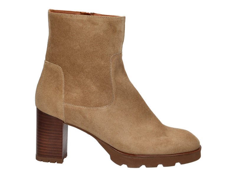 Ctwlk Botte à Talon Beige