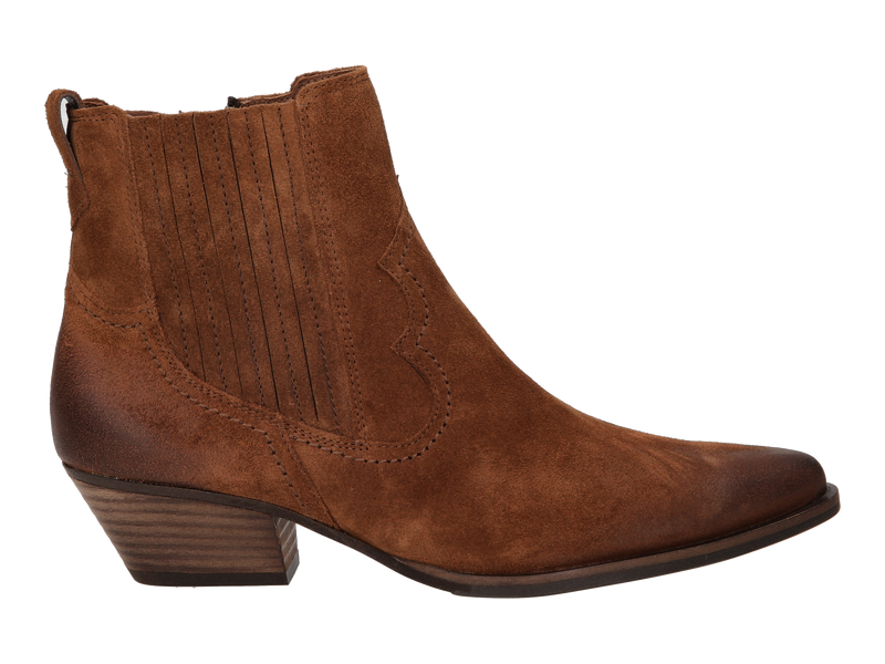 Paul Green Boot With Heel Cognac