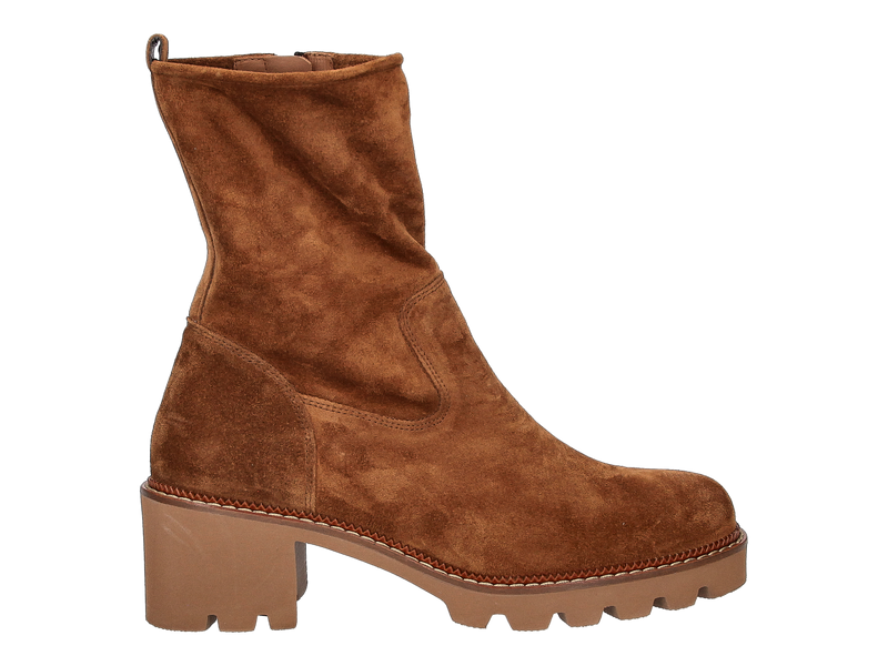 Paul Green Boots Met Hak Cognac