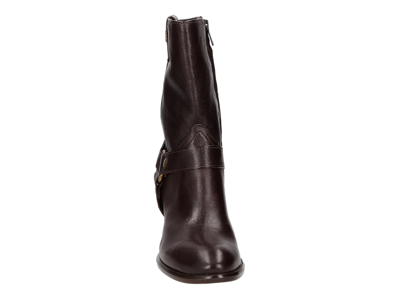 Mjus Boots Met Hak Bruin