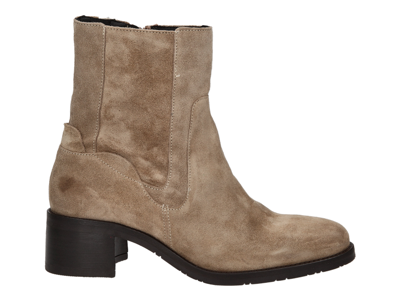 Piedi Nudi Boots Met Hak Taupe