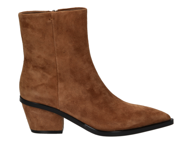 Jeannot Boots Met Hak Cognac