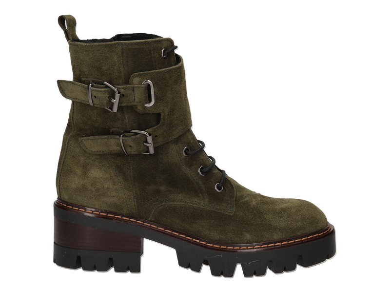 Debutto Donna Boots Met Hak Groen