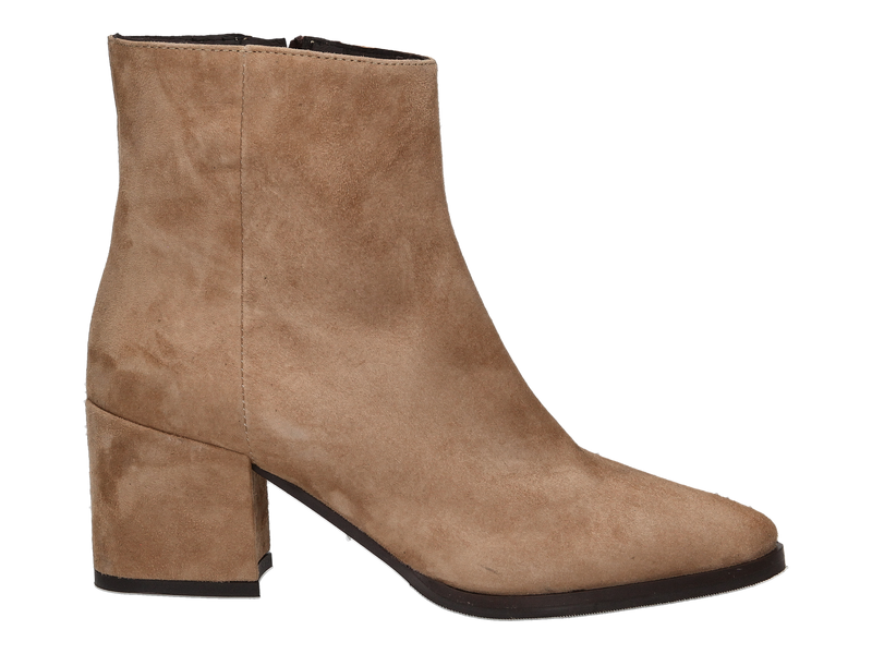 Debutto Donna Boots Met Hak Beige