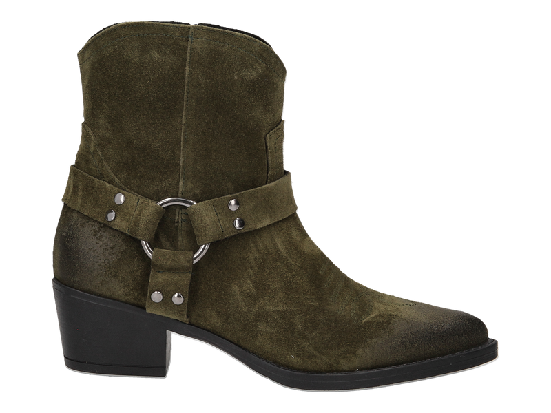 Debutto Donna Boots Met Hak Groen