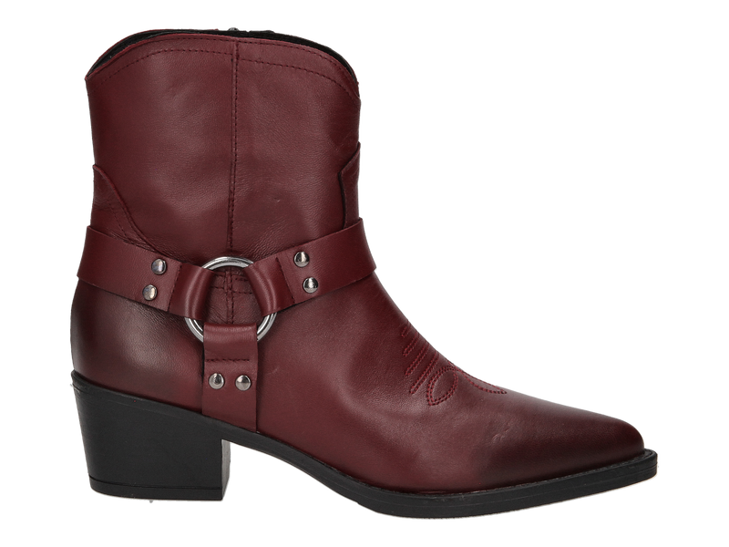 Debutto Donna Boots Met Hak Bordeaux