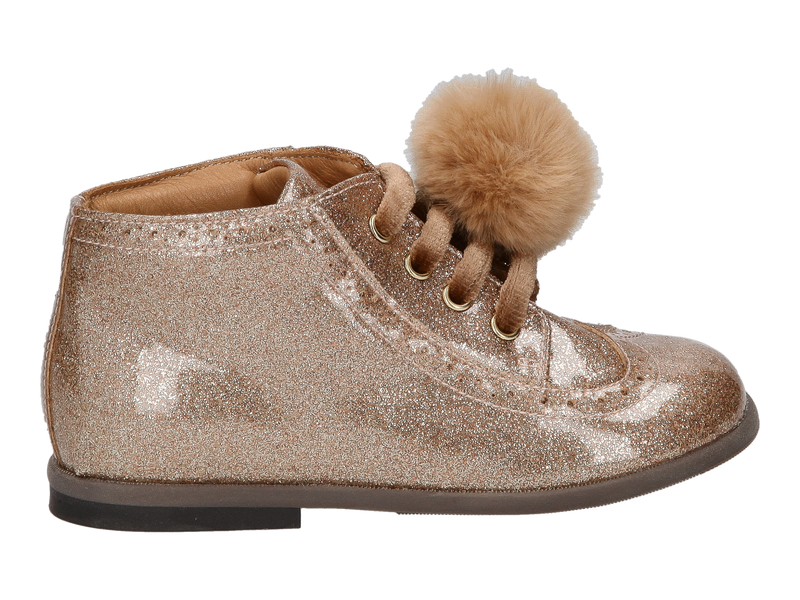 Zecchino D'oro Chaussures à Lacets Or