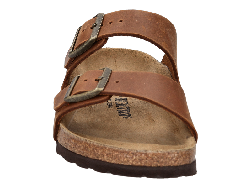 Bekijk product 'Birkenstock Slippers Cognac' Birkenstock Slippers Cognac