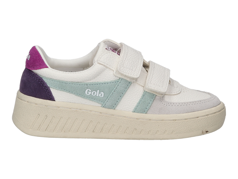 Gola Chaussures à Velcro Blanc