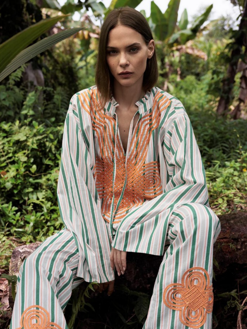 V.de.vinster. Pantalons Orange