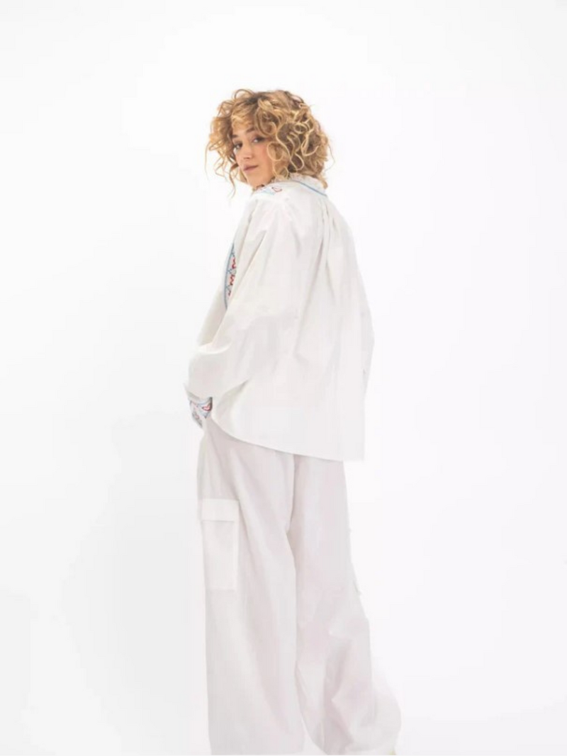 V.de.vinster. Blouses Blanc