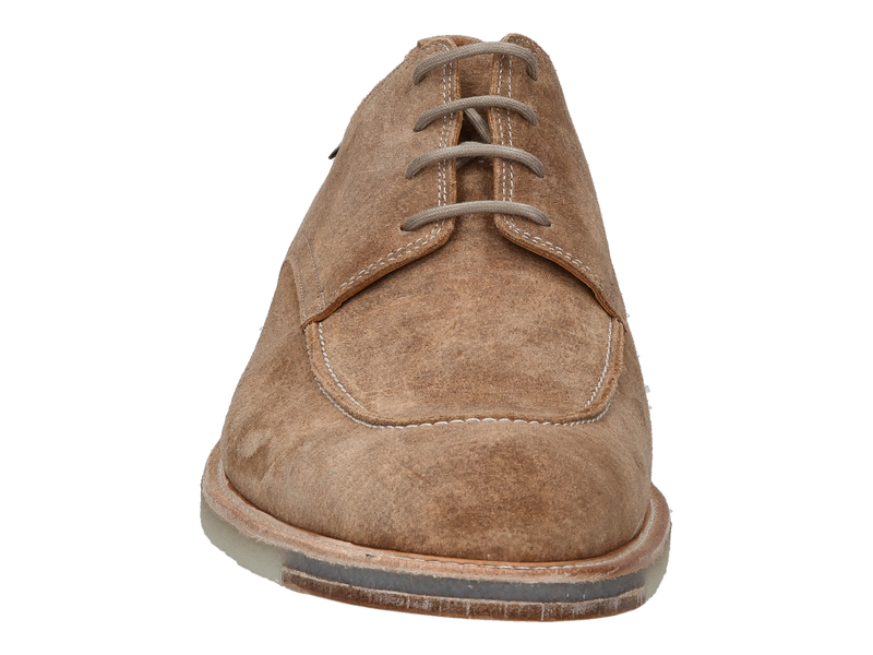 Floris Van Bommel Veterschoenen Taupe