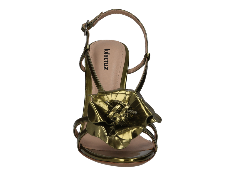 Lola Cruz Sandalen Kaki