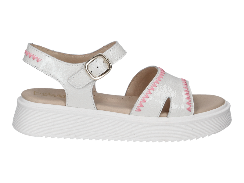 Beberlis Sandalen Wit