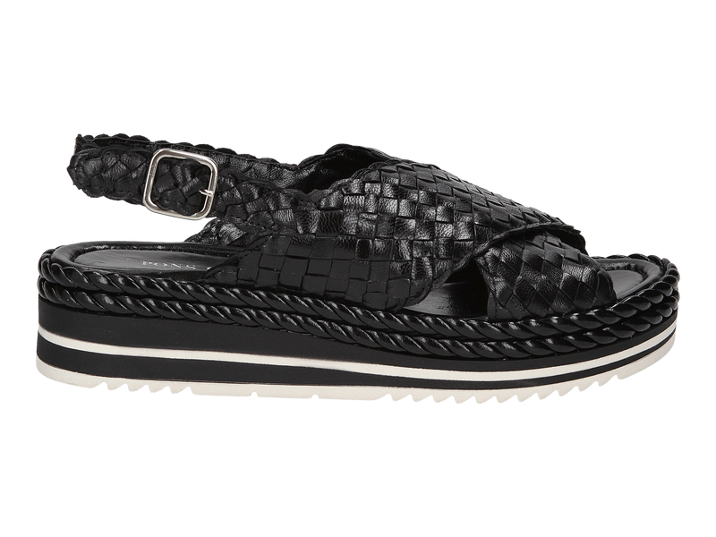 Pons Quintana Sandalen Zwart