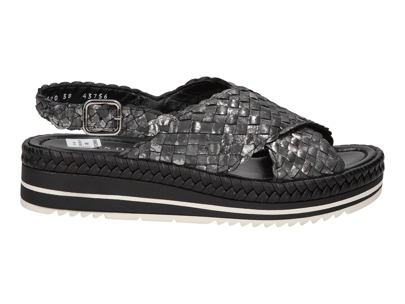 Pons Quintana Sandalen Zwart