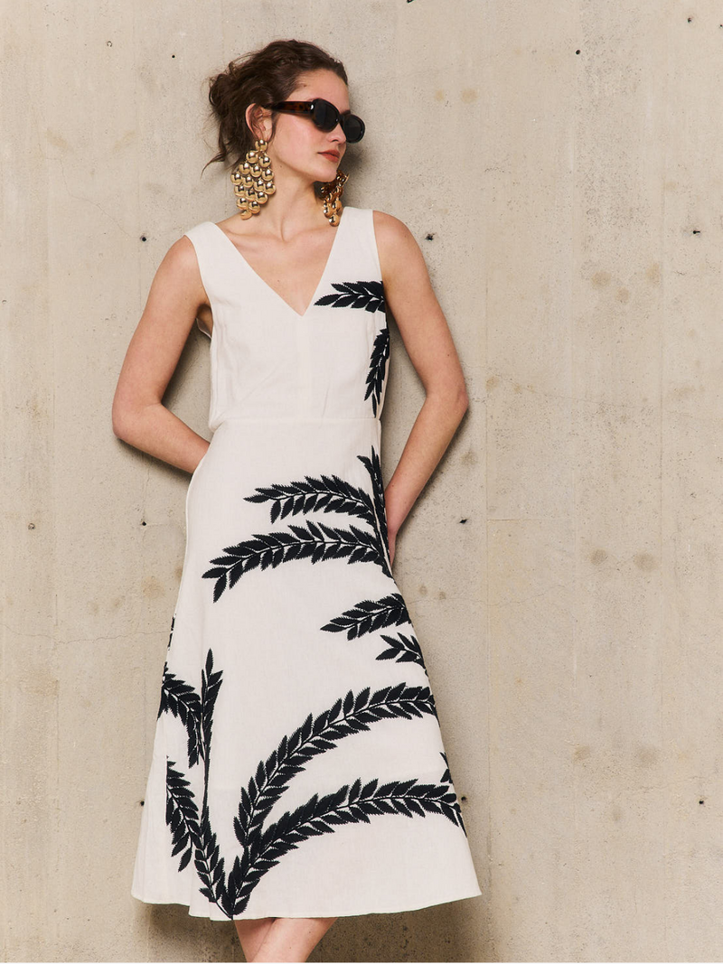 Stella Forest Jurken Beige