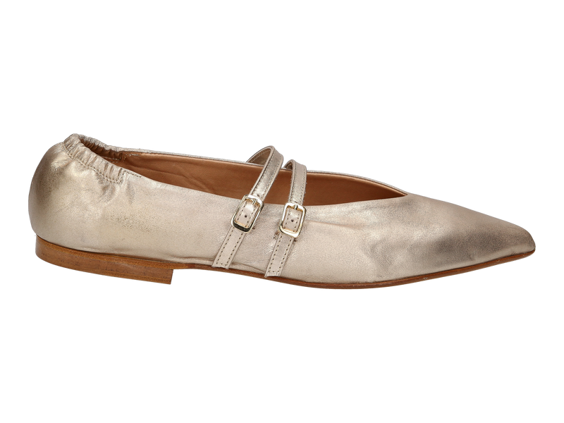 Laura Bellariva Ballerinas Gold