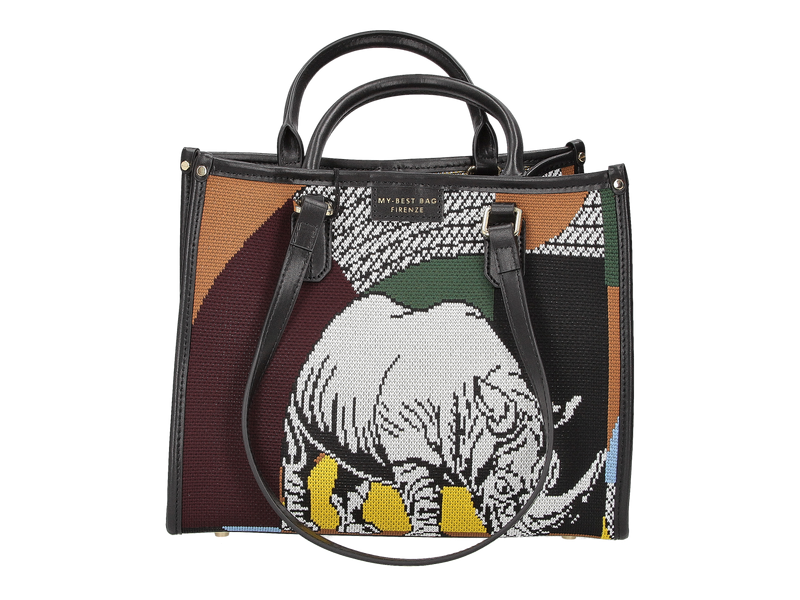 My-best Bag Shoppers Cognac