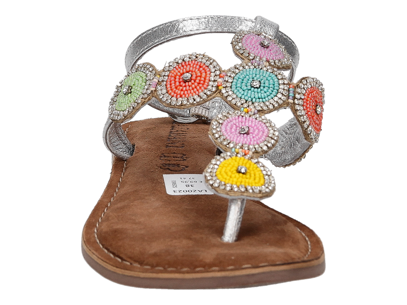 Lazamani Sandales Argent