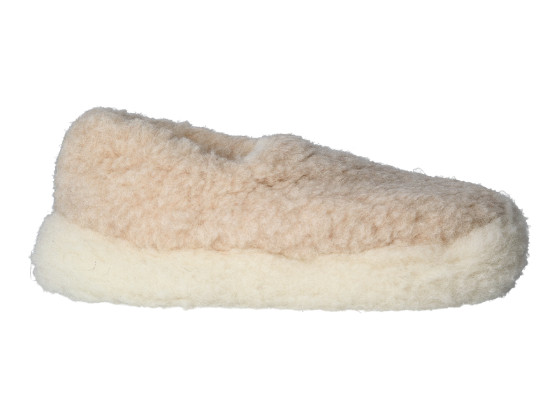 Rue De Wool Pantoffels Beige