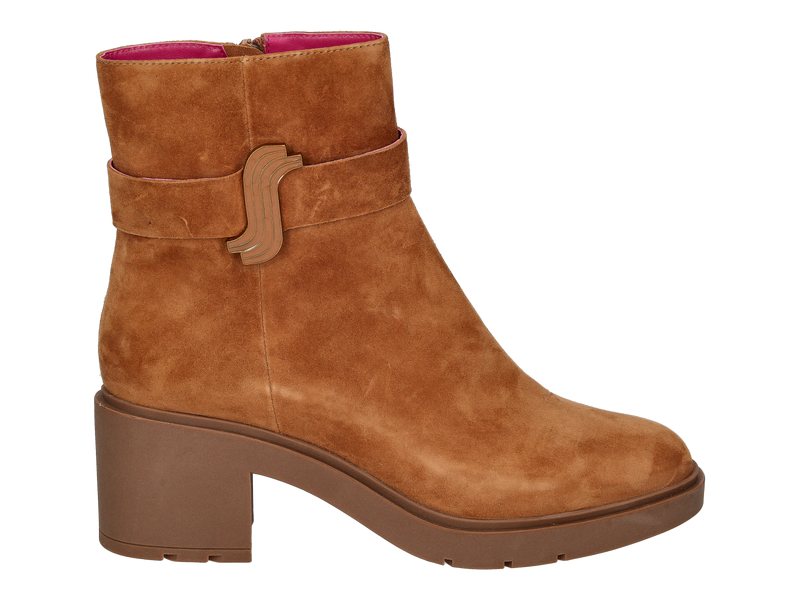 Olivier Strelli Boots Met Hak Cognac