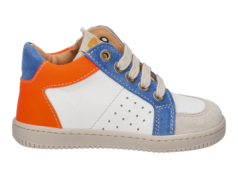 Ocra Chaussures à Lacets Blanc