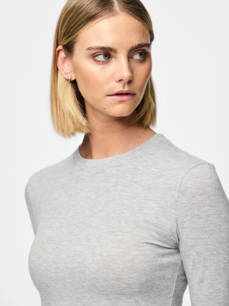 Pieces Sweaters Grijs