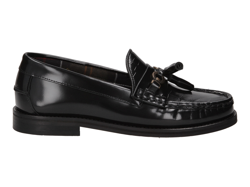 Barbour Mocassins Zwart