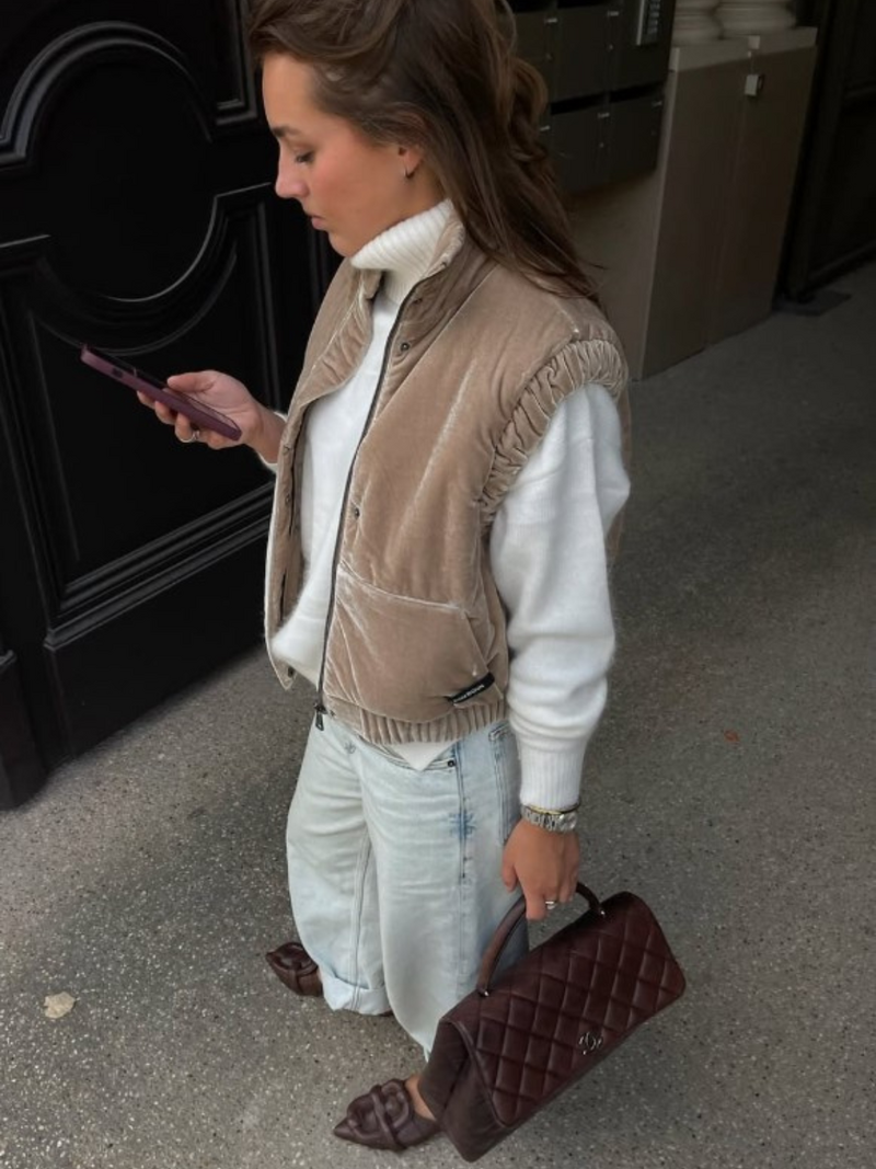 Dou Doun Bodywarmers Camel