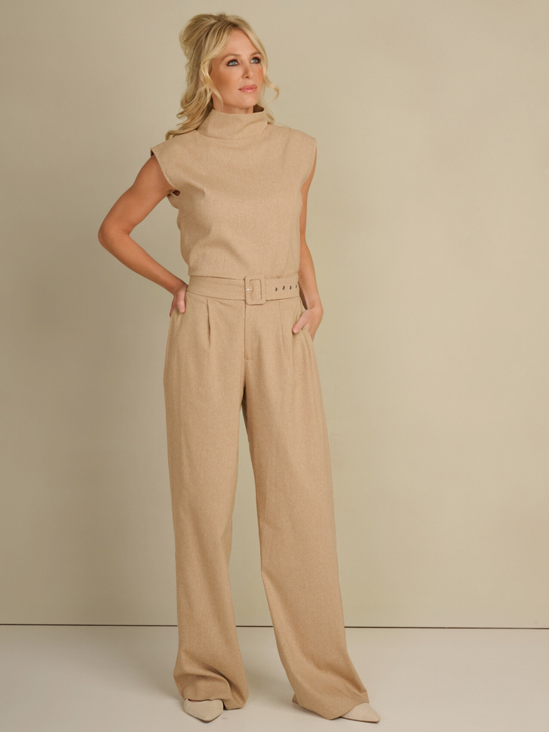 Ac By Annelien Coorevits Tops Beige