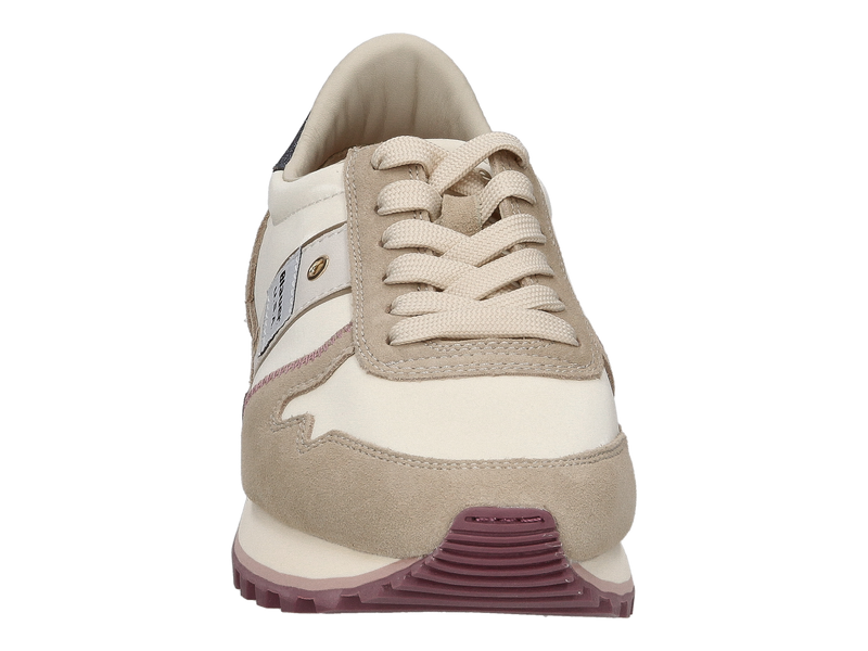 Blauer Baskets Beige
