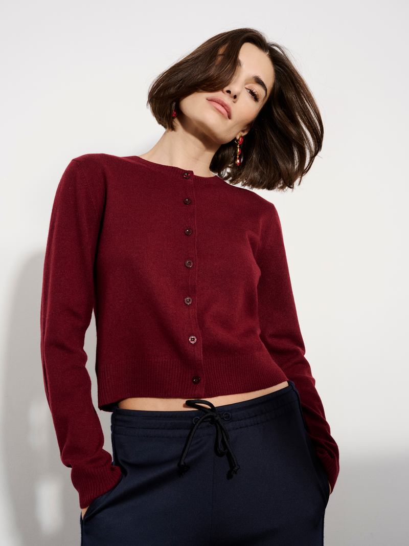 Margittes Gilets Koraalrood