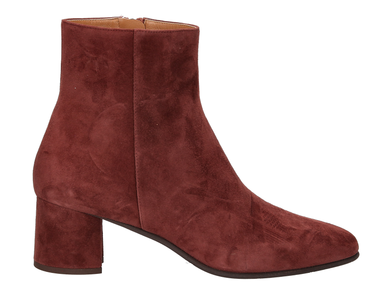 Voltan Boots Met Hak Bordeaux