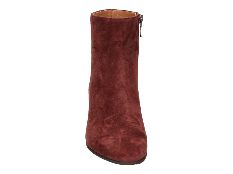 Voltan Boots Met Hak Bordeaux