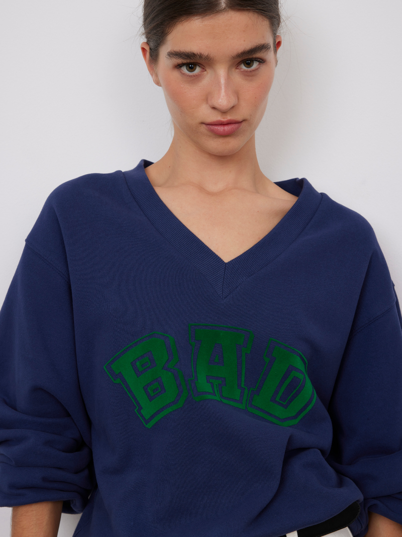 Bad Habits Sweatshirts Bleu