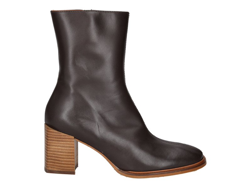 Ctwlk Boots Met Hak Bruin